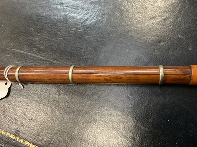 Lot 708 - Late 19th/early 20th century Chinese metalwork opium pipe and other related paraphernalia