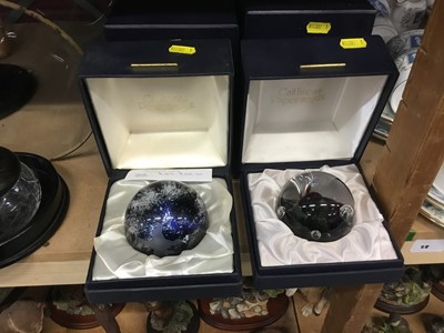 Lot 622 - Collection of 16 Caithness glass limited edition paperweights in boxes