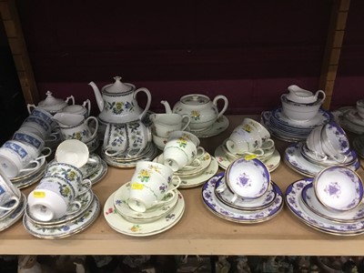 Lot 624 - Collection of vintage teawares to include Coalport, Paragon, Royal Doulton, etc