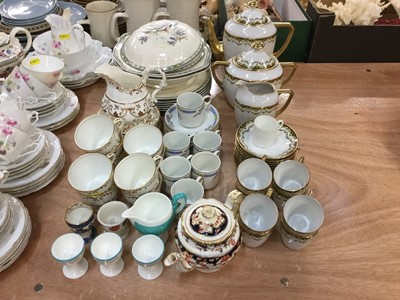 Lot 445 - Limoges part teaset together with a group of other china and some picture frames