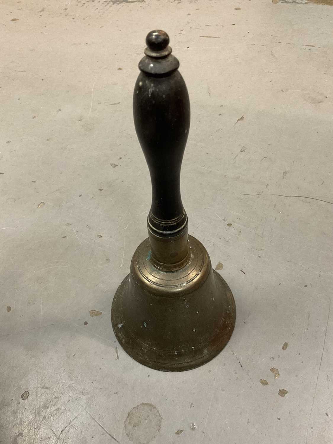 Lot 354 Antique Schoolyard Hand Bell