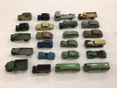 Lot 1942 - Die Cast unboxed selection Dinky, Corgi and Matchbox models, some playworn examples.