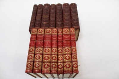 Lot 1695 - The Plays and Poems of William Shakespeare, edited by Thomas Keightley and published in 1878, 7 vols.