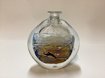 Lot 1106 - Michele Luzoro signed art glass vase with certificate