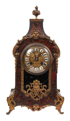 Lot 660 - Edwardian Mappin and Webb retailed boulle work mantel clock