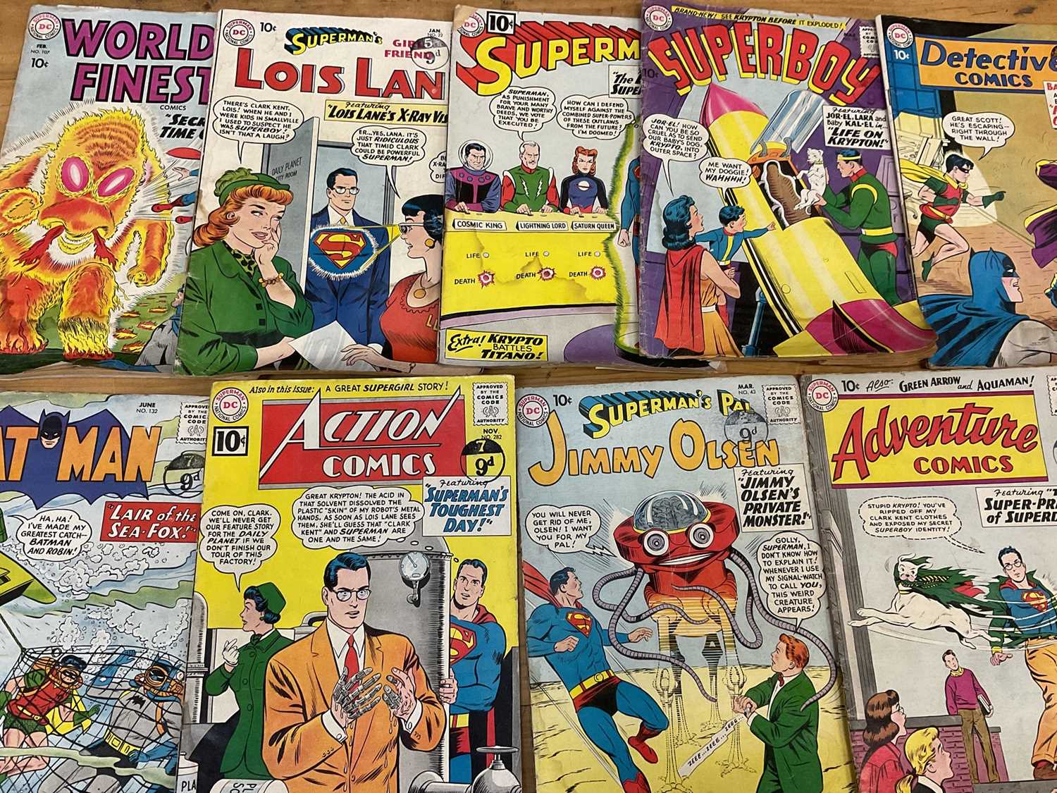 Lot 1685 - Box Of 1960s DC Comics To Include Superman,