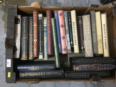 Lot 612 - Lot Folio Society books in slip cases