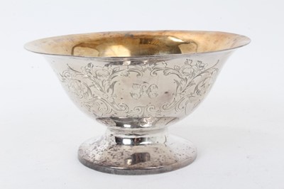 Lot 228 - Victorian silver footed bowl