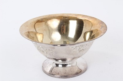 Lot 228 - Victorian silver footed bowl
