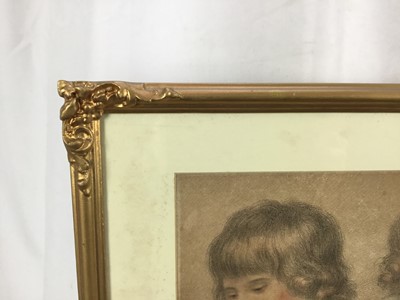Lot 83 - F. Bartolozzi print pub London 1792 - ‘The Truth of Infancy’, 29.5cm x 20cm in gilt frame