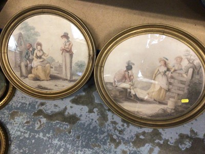 Lot 116 - Group of framed prints, including 19th century mezzotints