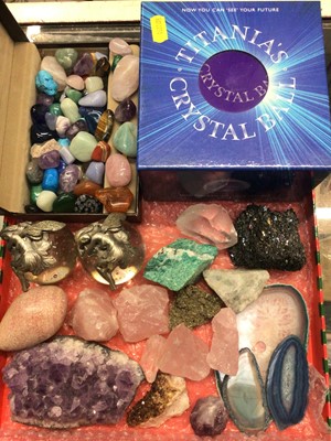 Lot 298 - Collection of crystals and semi precious gem stones