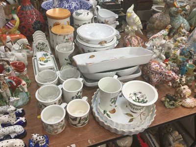 Lot 502 - Group of Portmeirion Botanic Garden pattern ceramics, together with Royal Worcester Evesham ceramics.