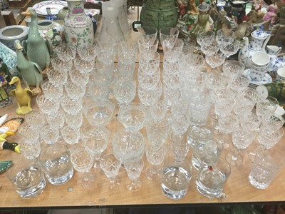 Lot 500 - Collection of cut glass table wares to include Edinburgh Crystal, Webb's and Stuart Crystal