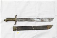 Lot 729 - Mid-19th century European military sidearm...