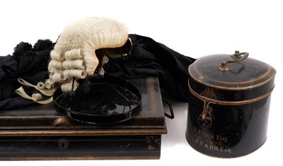 Lot 800 - 19th century suite of Town Clerk wig and formal garments