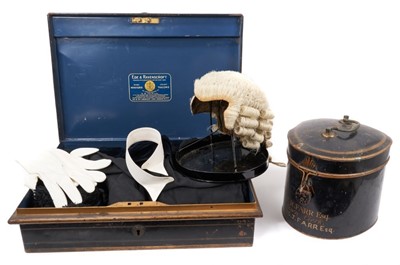 Lot 800 - 19th century suite of Town Clerk wig and formal garments