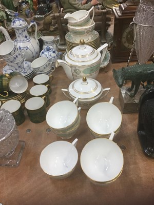 Lot 497 - Minton Imperial Jade pattern teaset