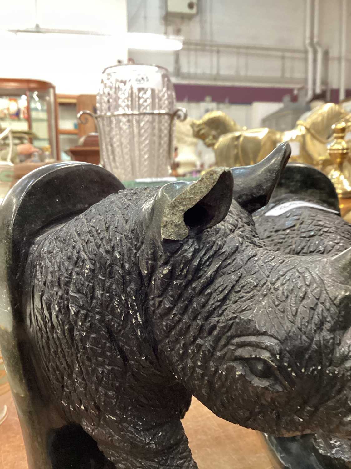 Lot 495 Silver plated and cut glass vase, Rhino