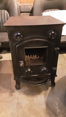 Lot 1172 - Cast iron fireplace