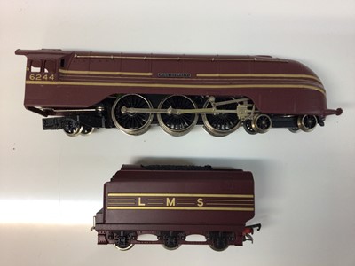Lot 133 - 4-6-2 LMS maroon Coronation Class 'King George VI' tender locomotive 6244, boxed, W2302