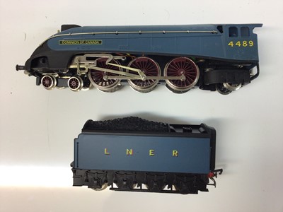 Lot 141 - Wrenn OO gauge 4-6-2 LNER Blue A4 Class 'Dominion of Canada' tender locomotive 4489, boxed, W2213/A
