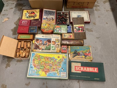 Lot 1998 - Two large boxes of vintage toys