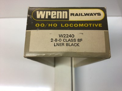 Lot 149 - Wrenn OO gauge 2-8-0 LNER Wartime Black Class 8F Freight tender locomotive 3144, boxed, W2240