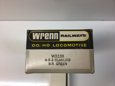 Lot 155 - Wrenn OO gauge 4-6-2 Clanline BR Green rebuilt Bulleid Pacific tender locomotive 35028, boxed, W2238