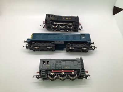 Lot 157 - Wrenn OO gauge LMS Black Class 08 Tank locomotive 7124, W2233, BR Blue Bo-Bo Diesel electric Class 20, 8003, W2230 and 0-6-0DS BR Green Class 08 Tank locomotive D3763, W2231, all boxed (3)