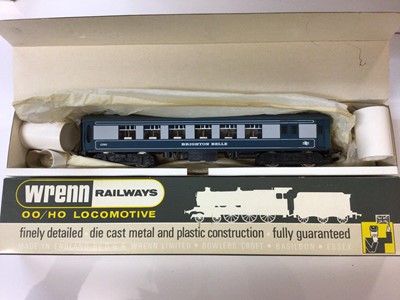 Lot 160 - Wrenn OO gauge 2 Car Set BR grey/blue EMU 'Brighton Belle' Motorcoach S290S and non powered S292S, in individual boxes, W3004/5