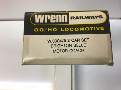 Lot 160 - Wrenn OO gauge 2 Car Set BR grey/blue EMU 'Brighton Belle' Motorcoach S290S and non powered S292S, in individual boxes, W3004/5