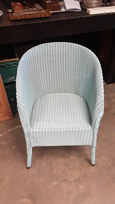 Lot 1190 - Loom chair and an ottoman (2)