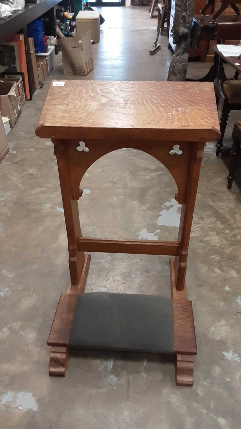 Lot 1212 Six vintage church kneelers