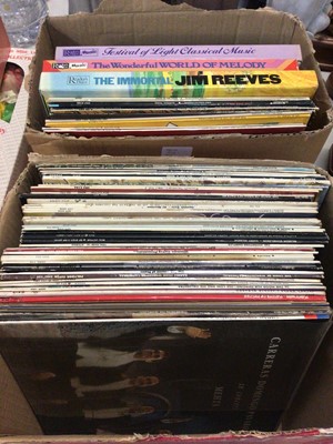 Lot 302 - Two boxes of LP records