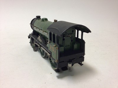 Lot 56 - Hornby O gauge 3-rail LNER lined green 4-4-0 'The Braham Moor' tender locomotive 201, unboxed