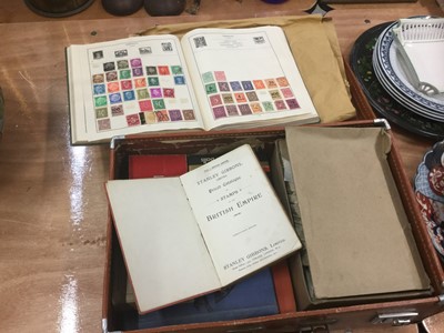 Lot 536 - Small case of various stamps, loose and in albums and other ephemera.