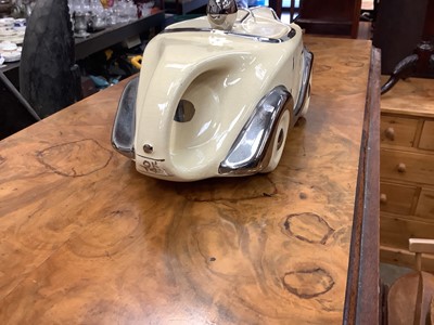 Lot 568 - Art Deco style racing car teapot by Sadler