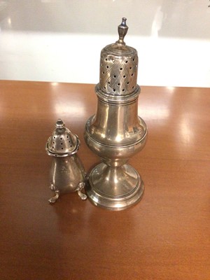 Lot 876 - Group of silver condiments