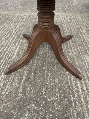 Lot 73 - Regency mahogany table pedestal