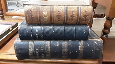 Lot 669 - Three old Holy Bibles