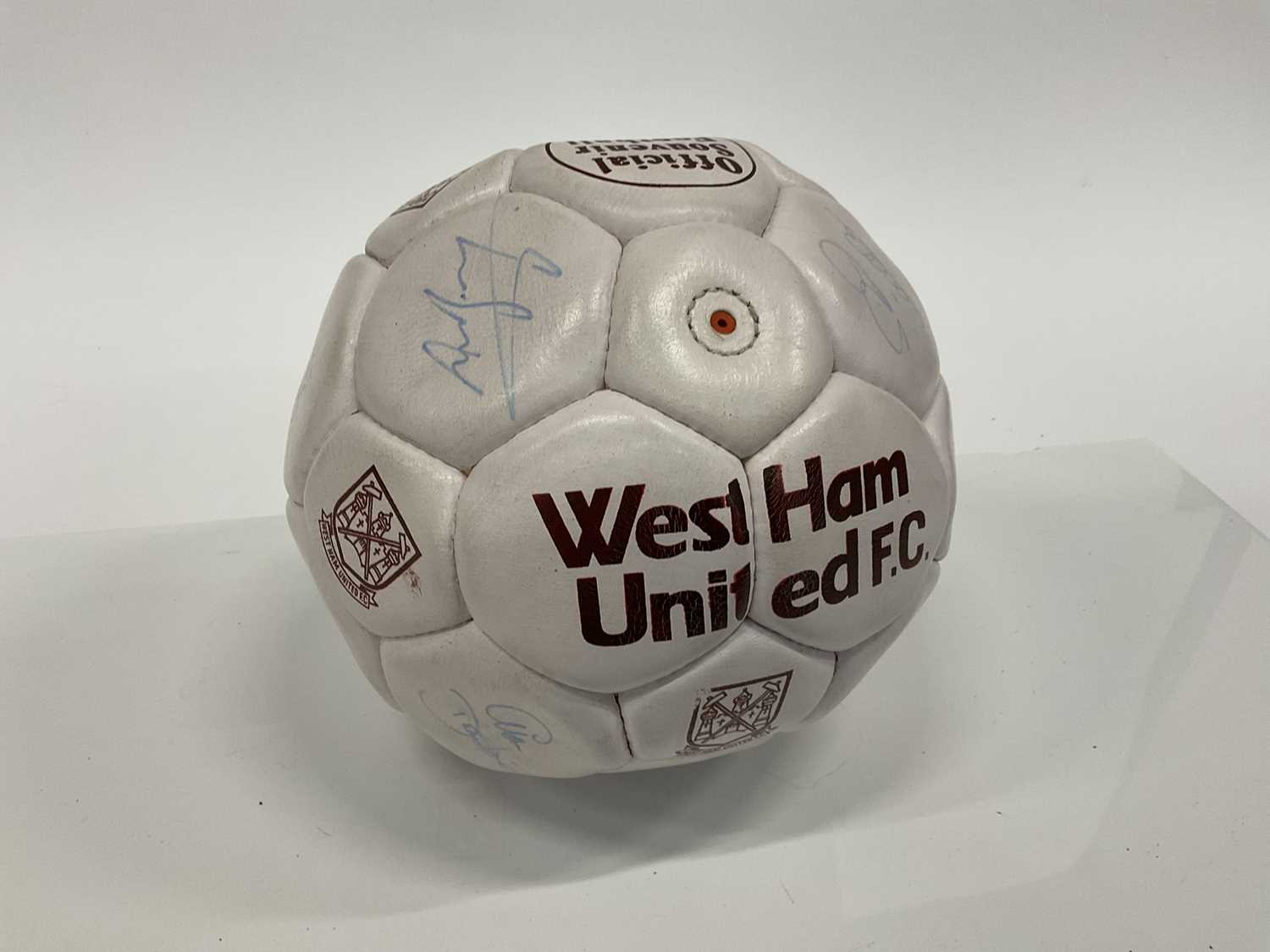 Lot 2592 - West Ham signed football