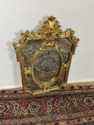 Lot 1165 - Georgian style peripheral plate wall mirror