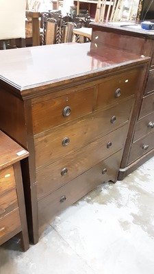 Lot 1028 - 19th century mahogany chest