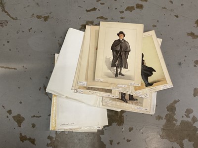 Lot 372 - Group of period Vanity Fair lithographic prints of notable figures by Spy, Ape and others, all 18.5cm x 31cm, individually wrapped (approximately