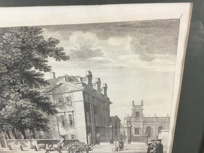 Lot 111 - Two Oxford college prints - Trinity College, signed Edward Ardizzone and one other both framed