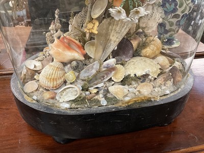 Lot 828 - Good Victorian shell sculpture