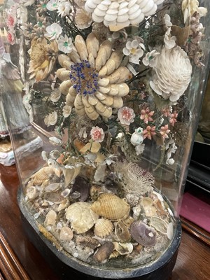 Lot 828 - Good Victorian shell sculpture