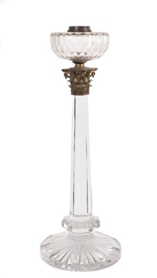 Lot 784 - Impressive antique glass lamp column