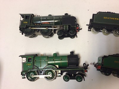 Lot 64 - Hornby O gauge three rail 0-4-0 locomotive 'Westminster' plus one other 4-4-0 three rail Southern locomotive and tender 1783 also restored 9qty)